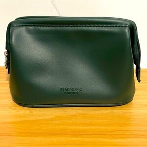 Dark Green Ferragamo Parfums Clutch